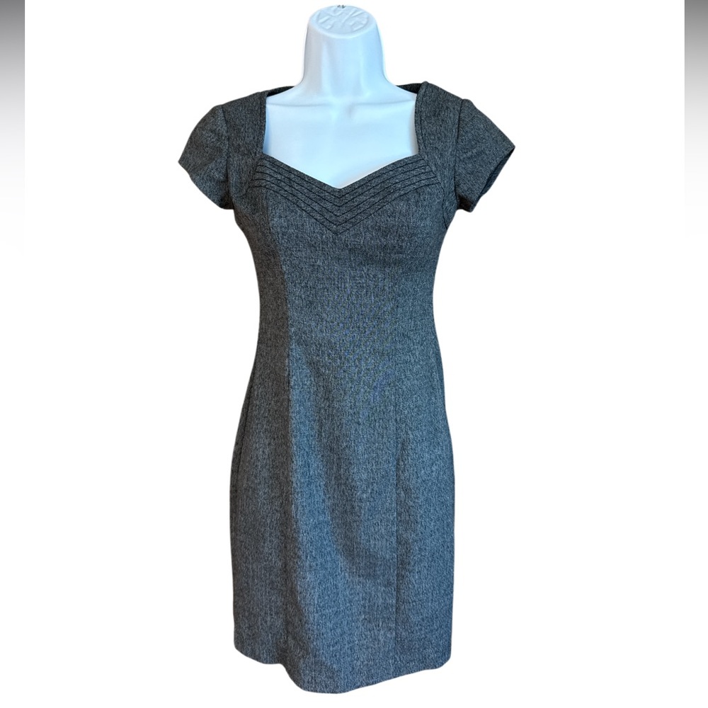 BCX Elegant Gray Women's Fitted Dress Size XS